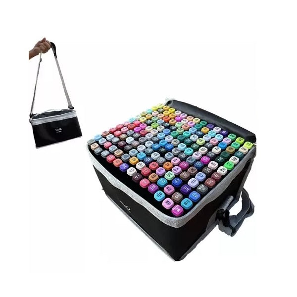 ¡168 Colores Para Desatar Tu Creatividad! Marcadores Doble Punta Profesionales
