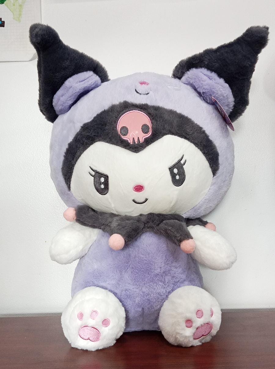 Peluche Kuromi Oficial Sanrio - 45 cm